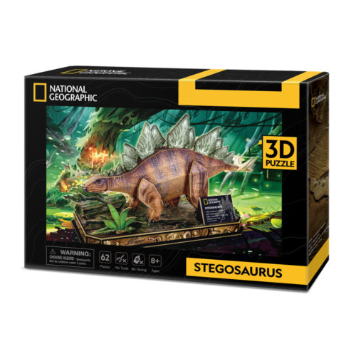 CubicFun National Geographic Dino Stegosaurus 3D Construction Puzzle (DS1054h)