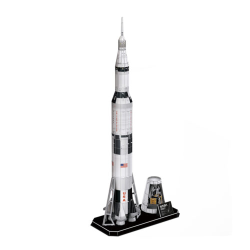 CubicFun NASA Apollo Saturn-5 rocket (DS1059h) 3D construction puzzle