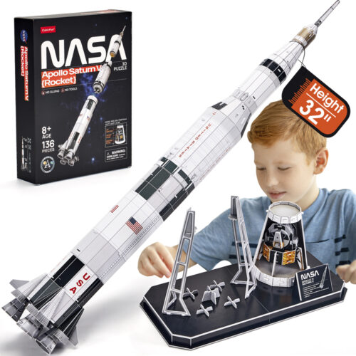 CubicFun NASA Apollo Saturn-5 rocket (DS1059h) 3D construction puzzle