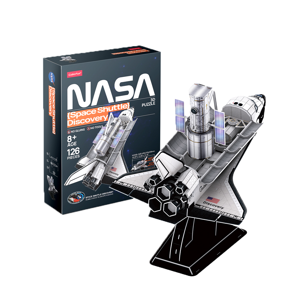Тривимірна головоломка-конструктор CubicFun NASA Космічний шатл Діскавері (DS1057h)