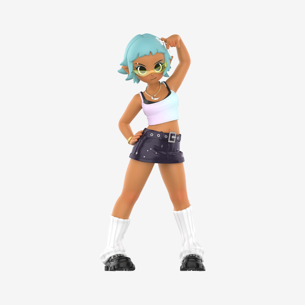 Игрушка-сюрприз POP MART с коллекционной фигуркой Peach Riot серия Punk Fairy (PRPF-01)