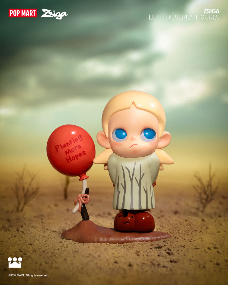 POP MART surprise toy with collectible figure ZSIGA Let It Be series (ZLIB-01)