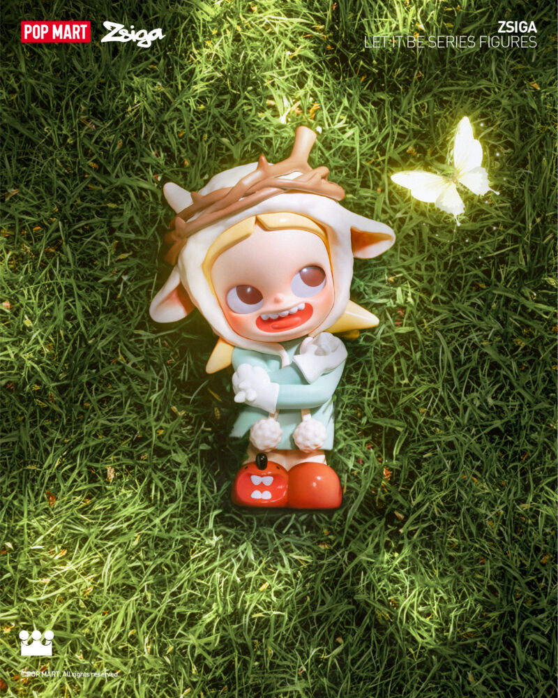 POP MART surprise toy with collectible figure ZSIGA Let It Be series (ZLIB-01)