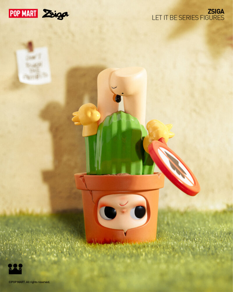 POP MART surprise toy with collectible figure ZSIGA Let It Be series (ZLIB-01)