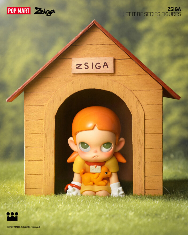 POP MART surprise toy with collectible figure ZSIGA Let It Be series (ZLIB-01)