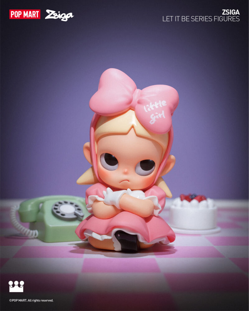 POP MART surprise toy with collectible figure ZSIGA Let It Be series (ZLIB-01)
