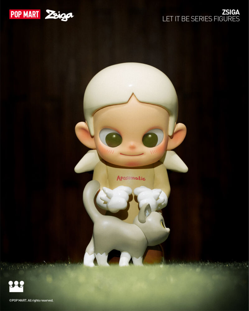 POP MART surprise toy with collectible figure ZSIGA Let It Be series (ZLIB-01)