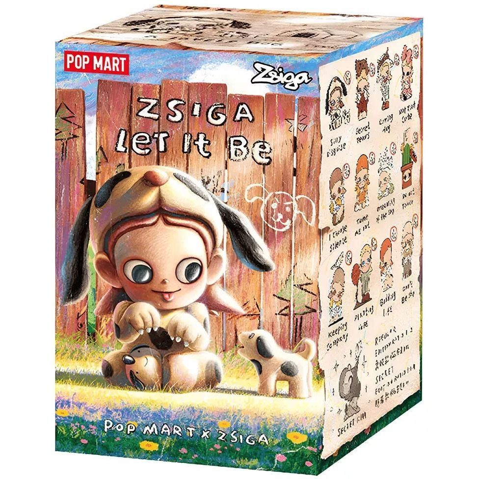 POP MART surprise toy with collectible figure ZSIGA Let It Be series (ZLIB-01)