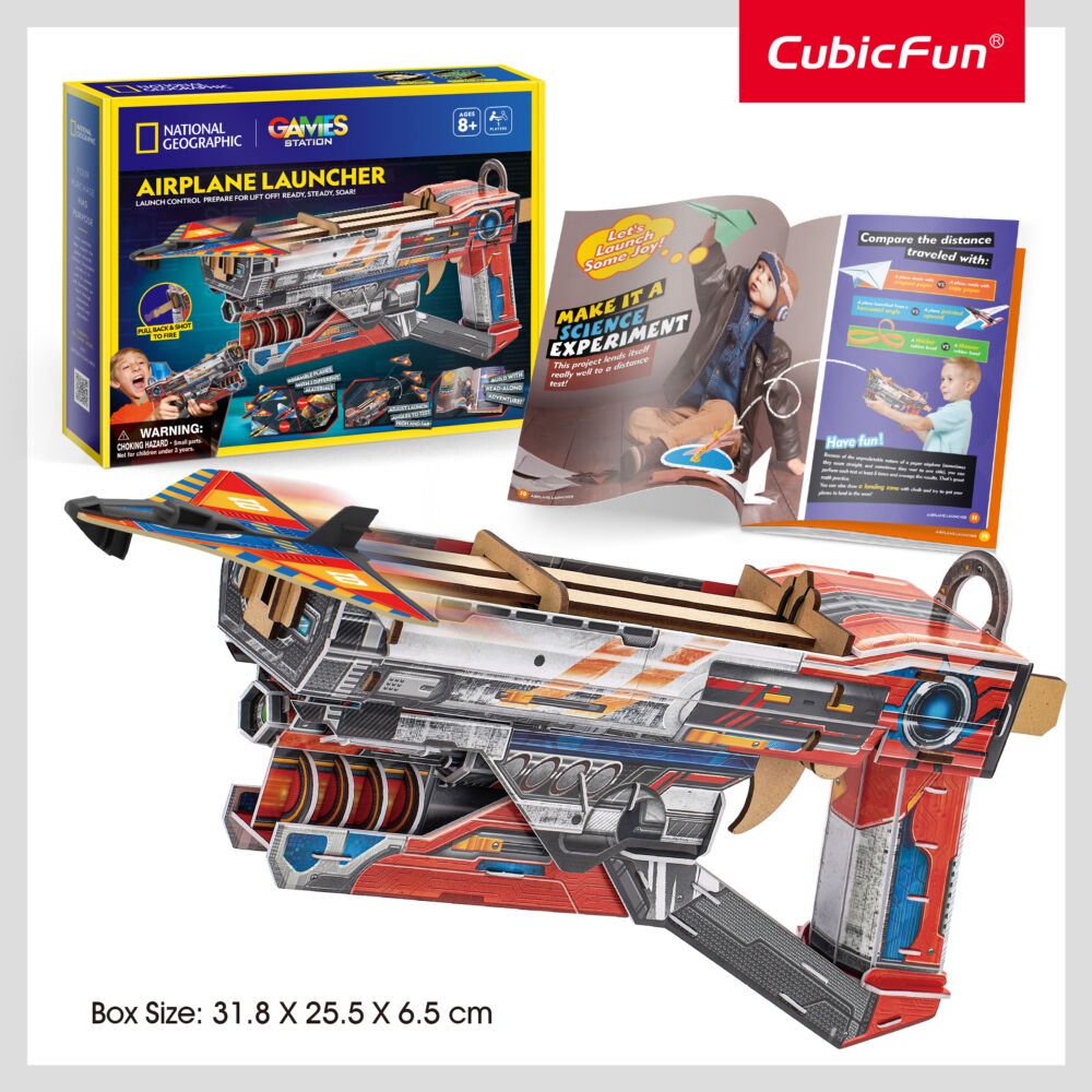 Cubic Fun Набор для моделирования STEM «Пусковая установка для самолетов» (DS1091h)