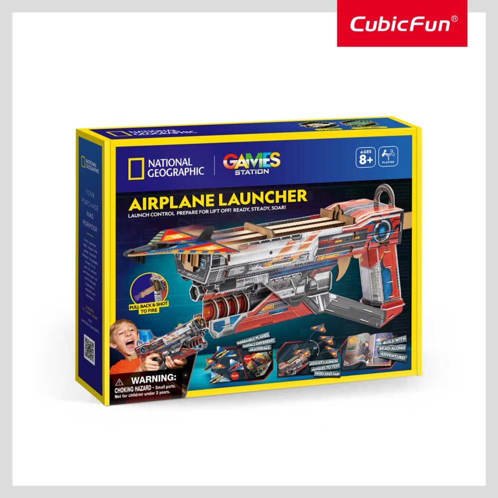 Cubic Fun Набор для моделирования STEM «Пусковая установка для самолетов» (DS1091h)