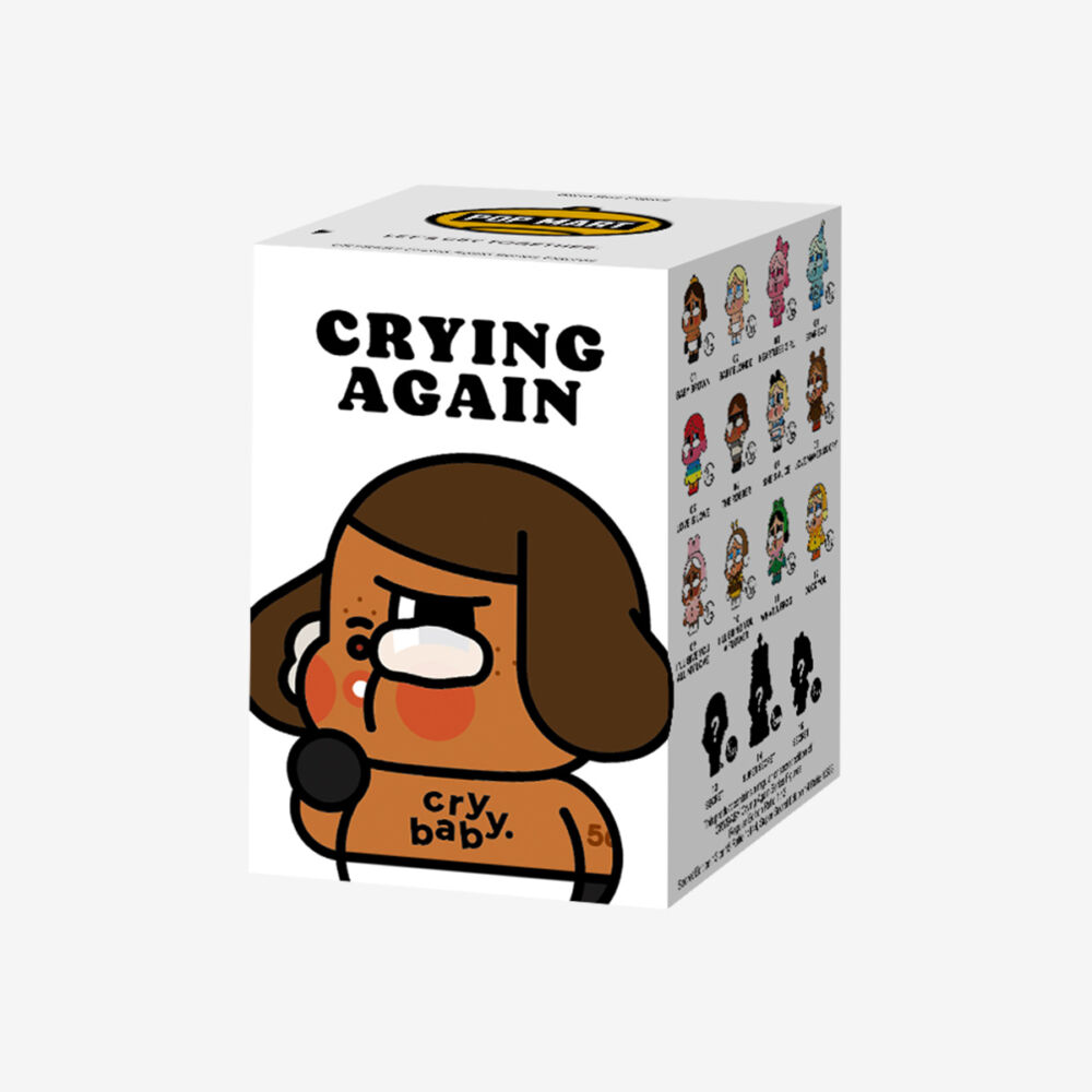 POP MART surprise toy with CRYBABY collectible figure series Crying Again (CBCA-01)