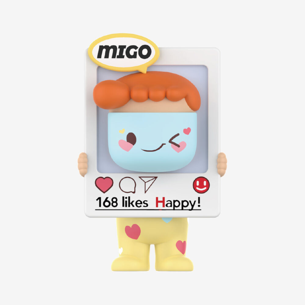 Игрушка-сюрприз POP MART с коллекционной фигуркой MIGO серия Twoface (MGTF-01)