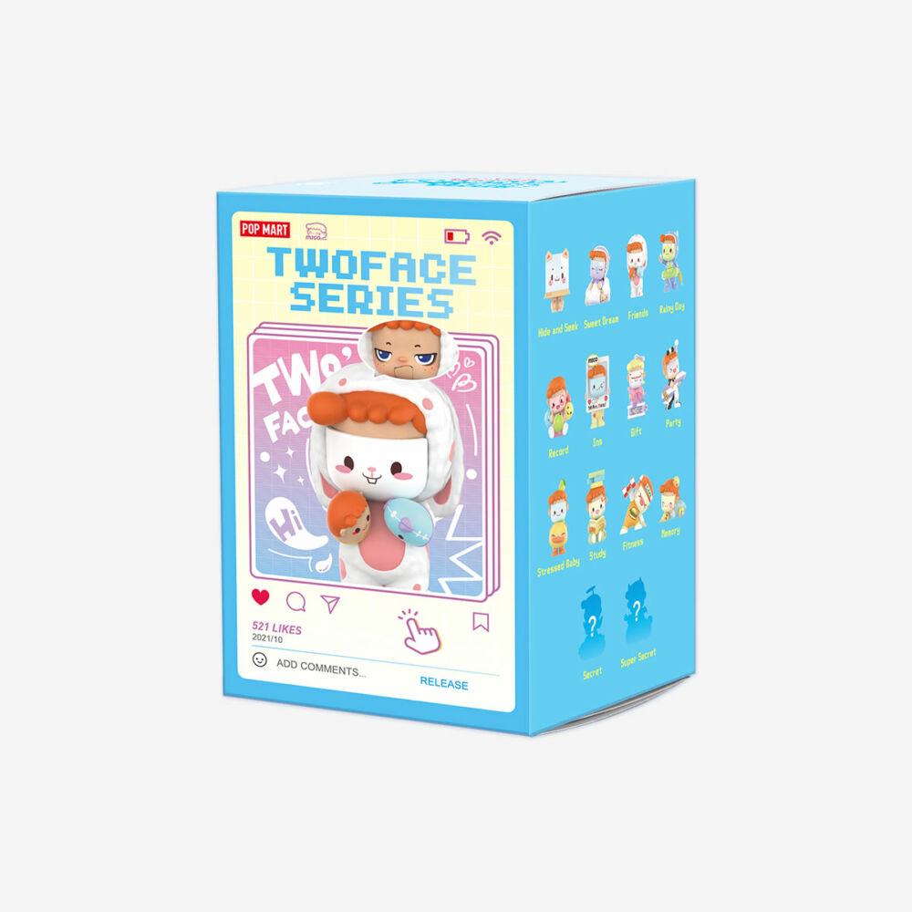 Игрушка-сюрприз POP MART с коллекционной фигуркой MIGO серия Twoface (MGTF-01)