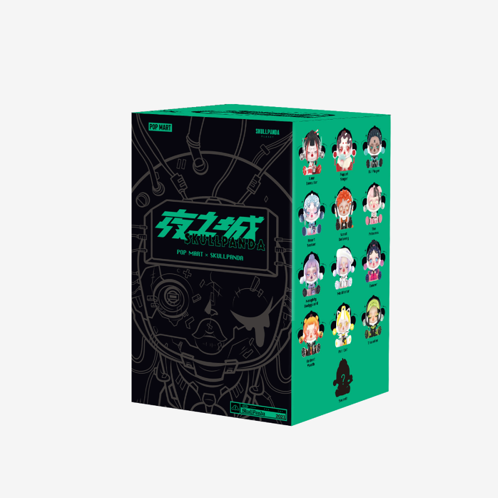 POP Mart surprise toy with SKULLPANDA collectible figure City of Night series (SPCN-01)