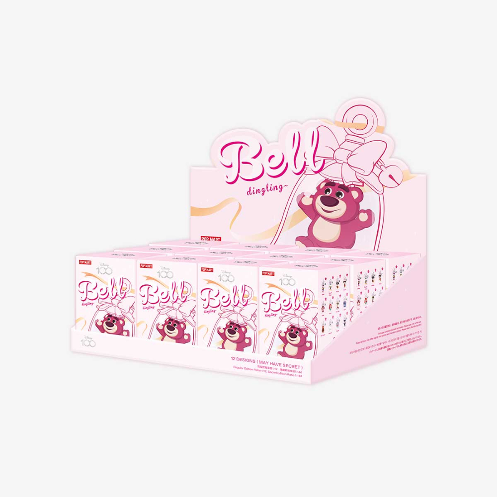 POP Mart surprise toy with Disney 100th Anniversary Bell collectible figure (D100-01)