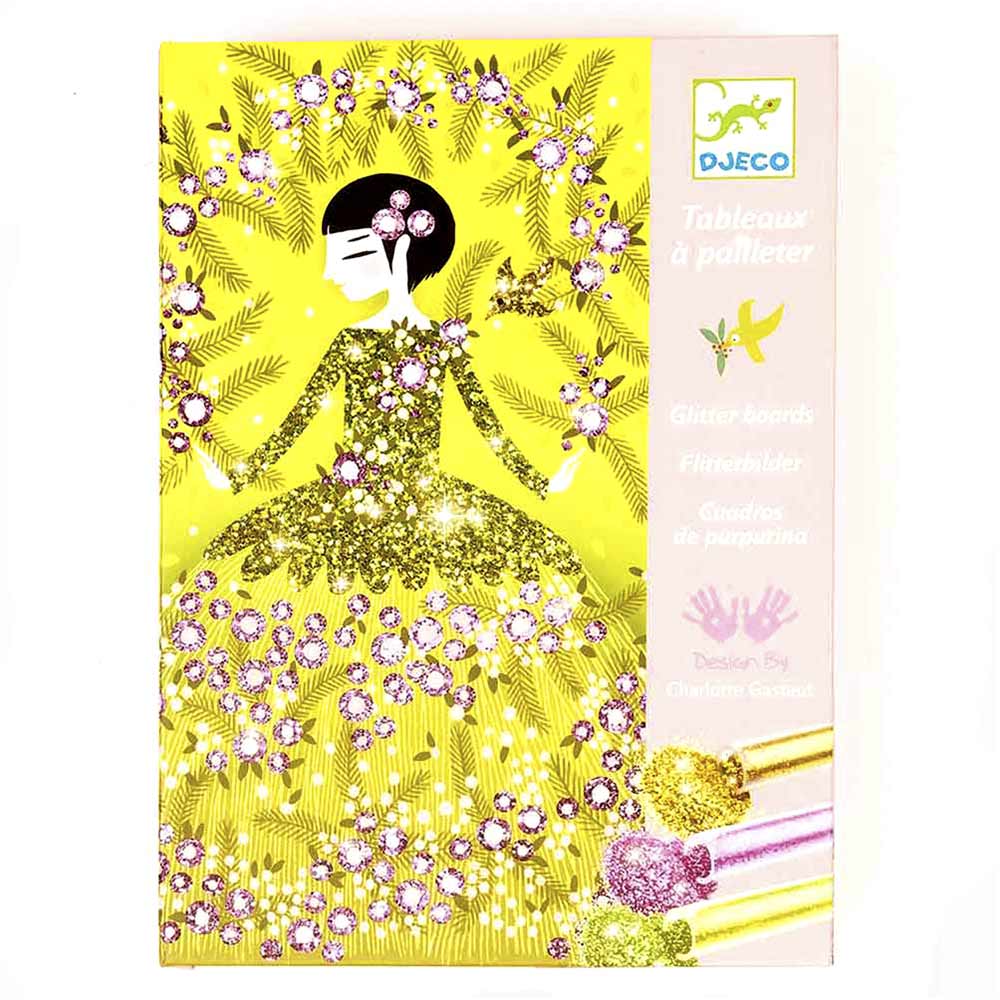 Художній комплект DJECO малювання блискітками Блискучі наряди (DJ09500)