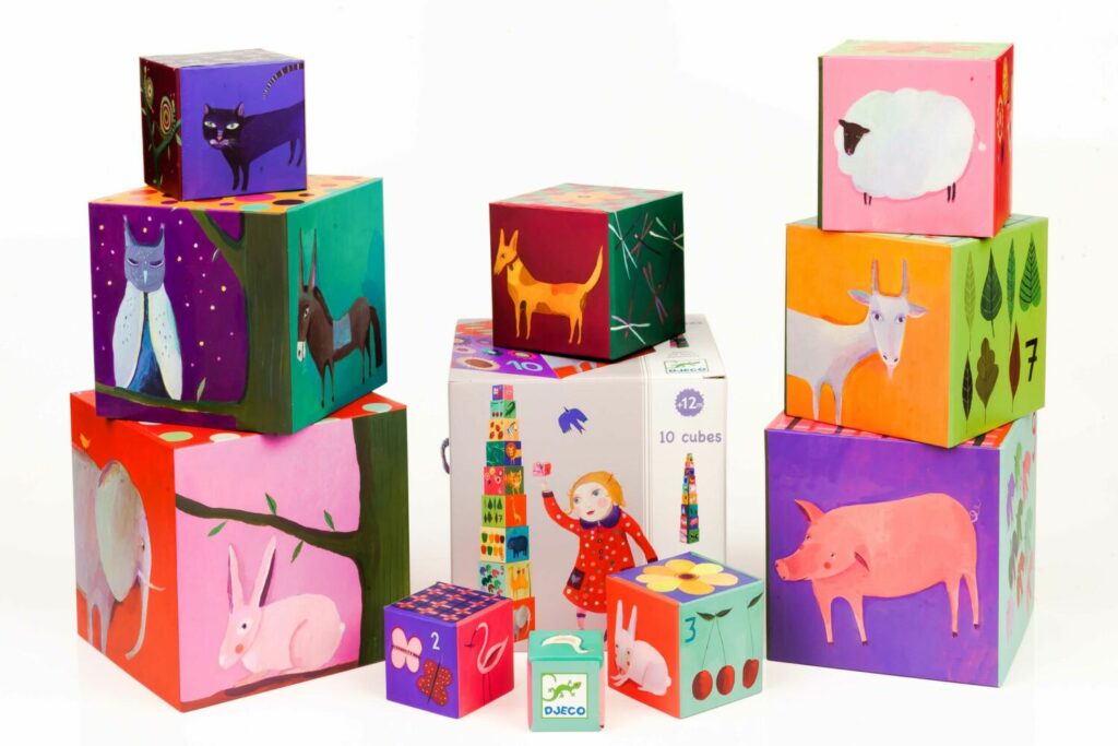 Pyramid DJECO Funny dice My friends (DJ08505)