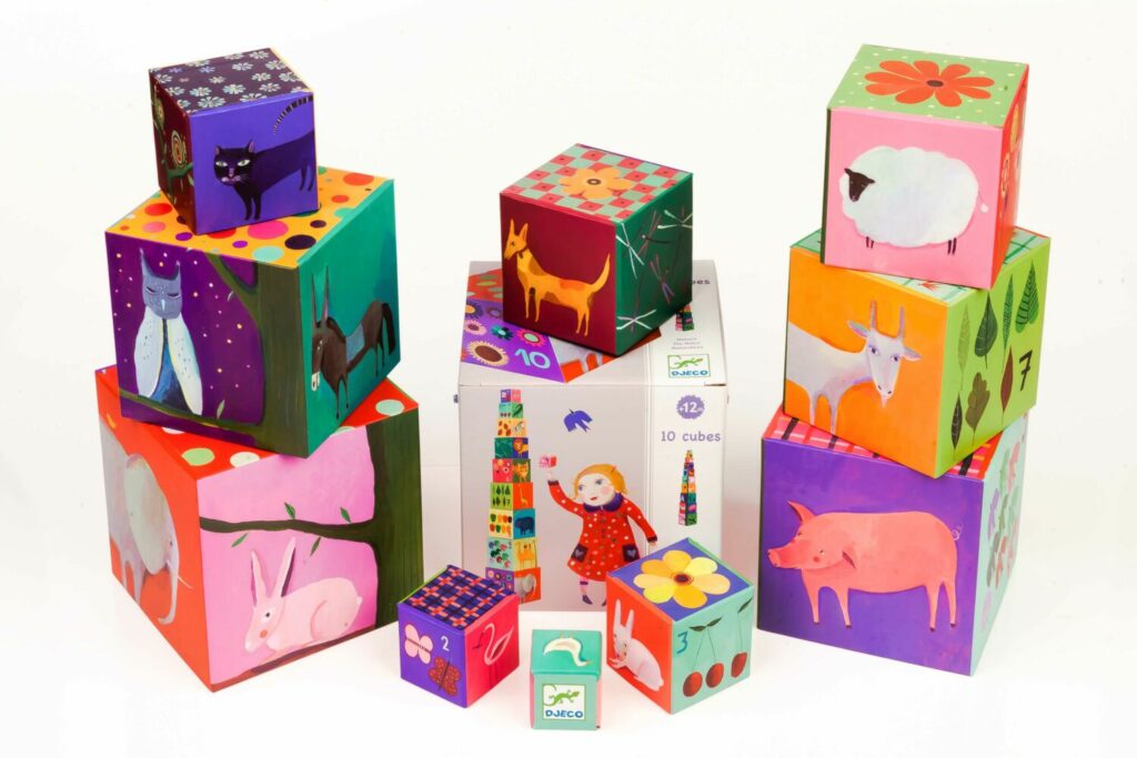 Pyramid DJECO Funny dice My friends (DJ08505)