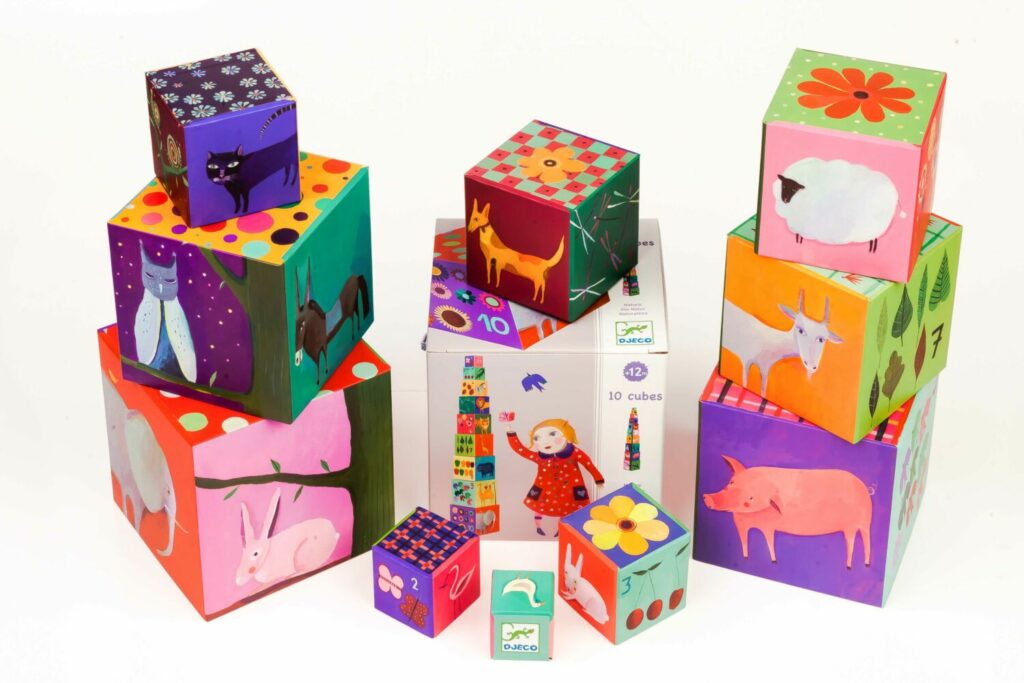 Pyramid DJECO Funny dice My friends (DJ08505)