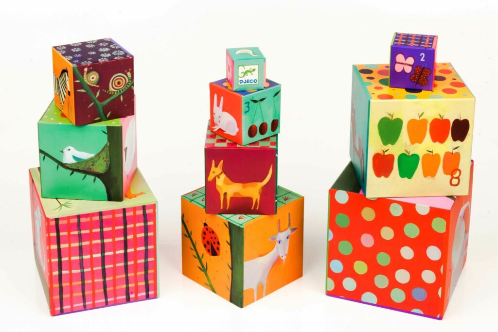 Pyramid DJECO Funny dice My friends (DJ08505)