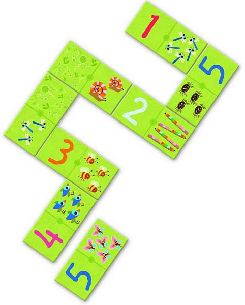 Игра-детское домино DJECO Раз Два Три (DJ08168)