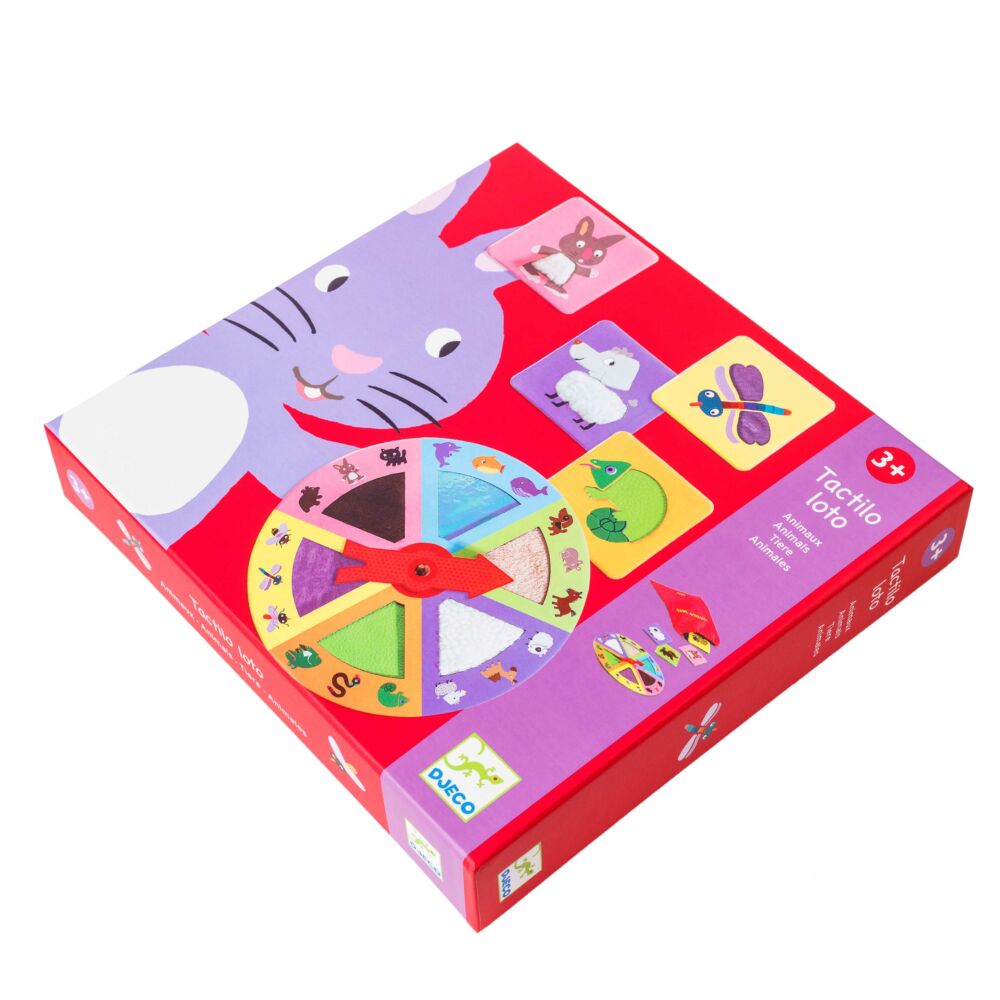 Игра тактильное лото DJECO Животные (DJ08129)
