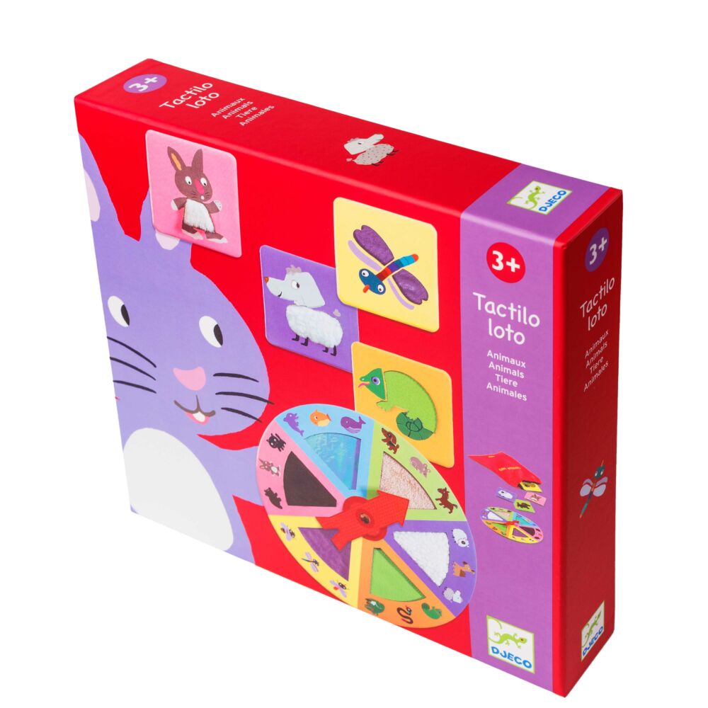 Игра тактильное лото DJECO Животные (DJ08129)