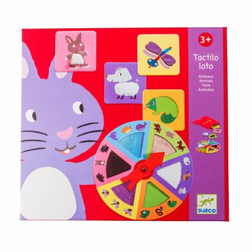 Игра тактильное лото DJECO Животные (DJ08129)
