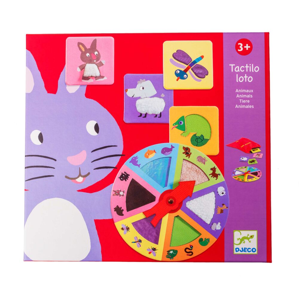 Игра тактильное лото DJECO Животные (DJ08129)
