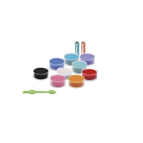 Художественный комплект DJECO рисование цветным песком и блестками Радужные рыбки (DJ08661)