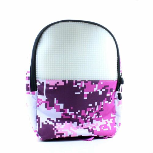 Upixel Camouflage Backpack Pink-White (WY-A021B)