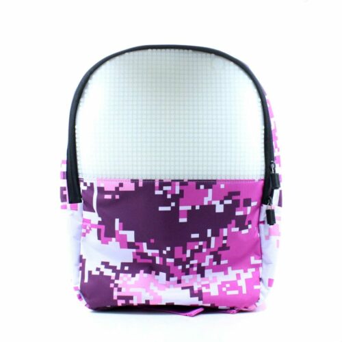 Upixel Camouflage Backpack Pink-White (WY-A021B)