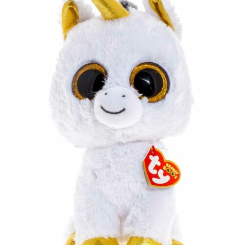 М&#8217;яка іграшка TY Белый єдиноріг Pegasus 25 см (36825)