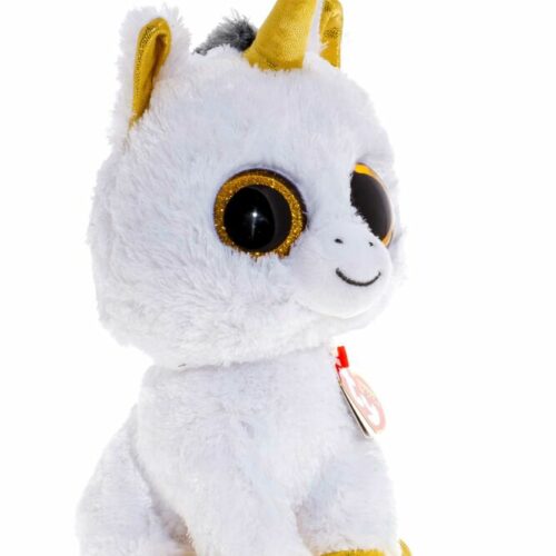 М&#8217;яка іграшка TY Белый єдиноріг Pegasus 25 см (36825)