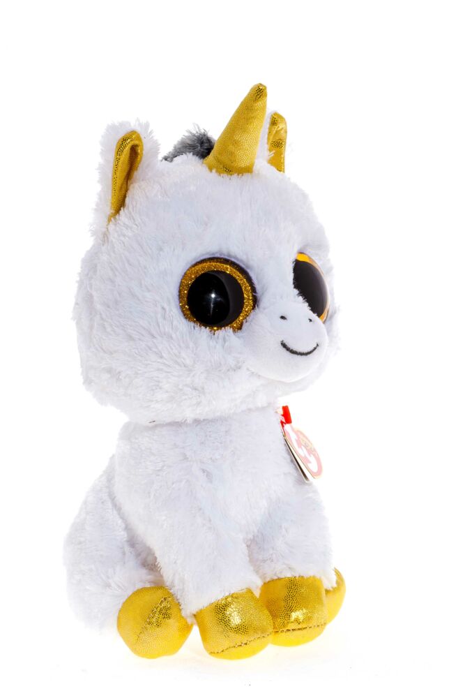 М&#8217;яка іграшка TY Белый єдиноріг Pegasus 25 см (36825)