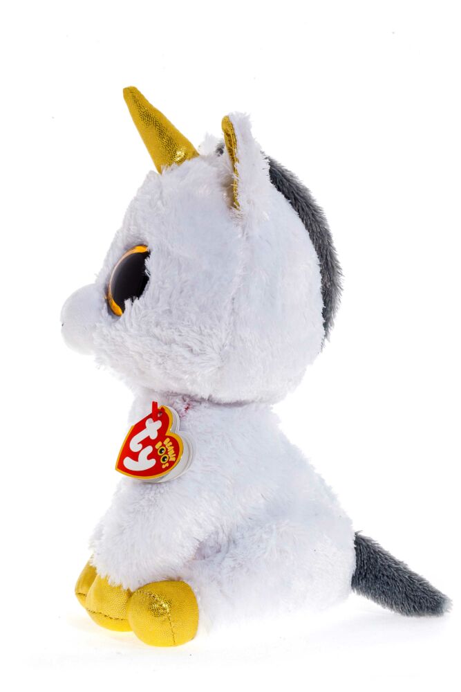 М&#8217;яка іграшка TY Белый єдиноріг Pegasus 25 см (36825)
