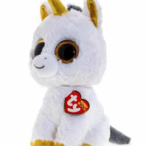 М&#8217;яка іграшка TY Белый єдиноріг Pegasus 25 см (36825)