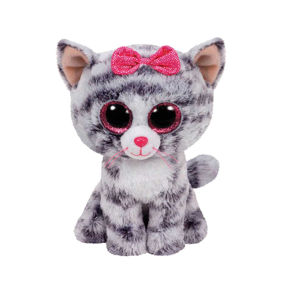 Stuffed toy TY Beanie Boo&#8217;s Kitten Kiki 25 cm (37075)
