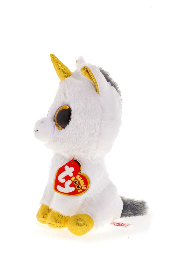 Мягкая игрушка TY Beanie Boo&#8217;s Белый единорог Pegasus 15 см (36179)