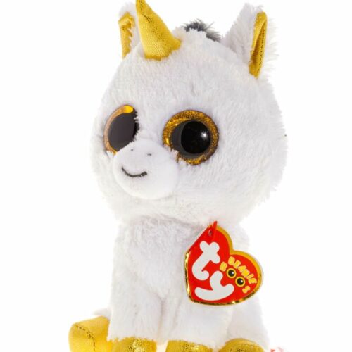 Мягкая игрушка TY Beanie Boo&#8217;s Белый единорог Pegasus 15 см (36179)