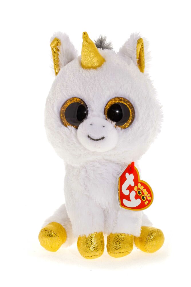 Мягкая игрушка TY Beanie Boo&#8217;s Белый единорог Pegasus 15 см (36179)