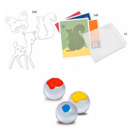 Художній комплект DJECO пальчикові фарби Парад квітів (DJ09686)