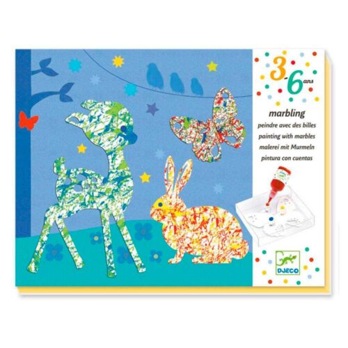 Художній комплект DJECO пальчикові фарби Парад квітів (DJ09686)