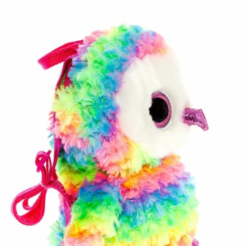 Мягкая игрушка TY Gear Разноцветная сова Owen рюкзак (95003)