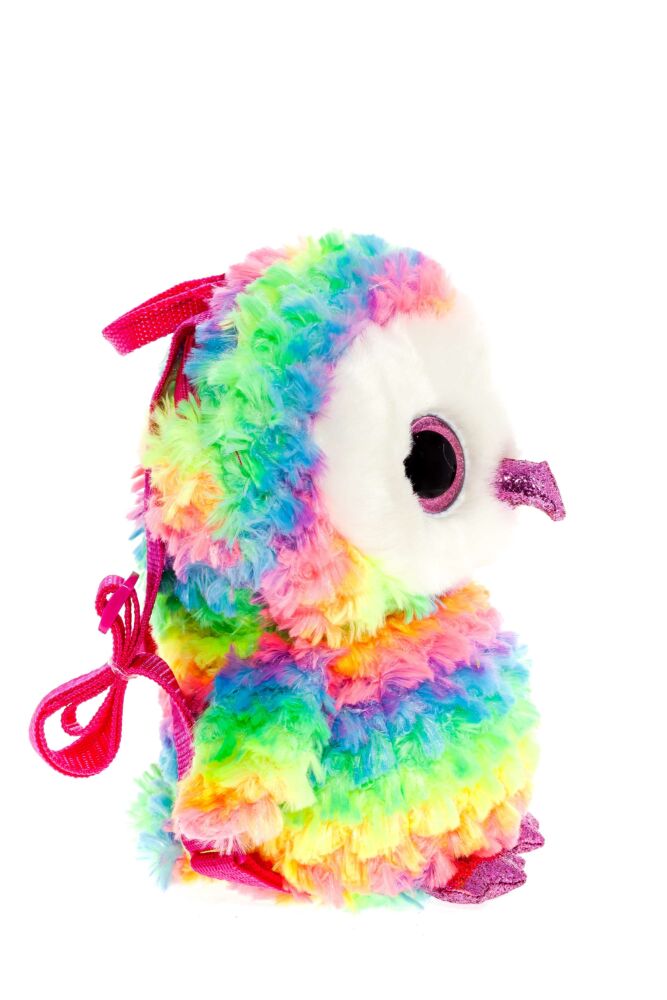 Мягкая игрушка TY Gear Разноцветная сова Owen рюкзак (95003)