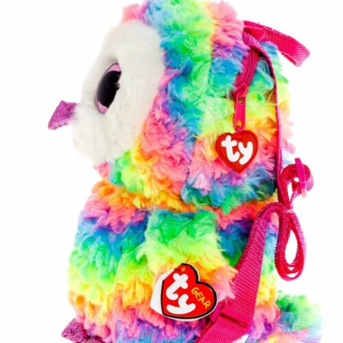 Мягкая игрушка TY Gear Разноцветная сова Owen рюкзак (95003)