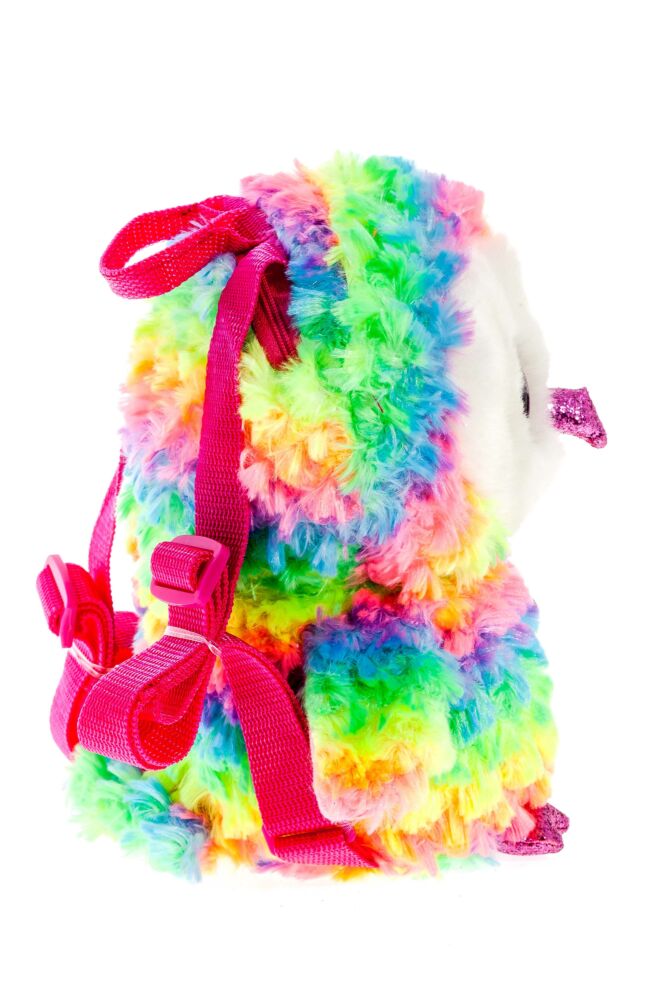 Мягкая игрушка TY Gear Разноцветная сова Owen рюкзак (95003)