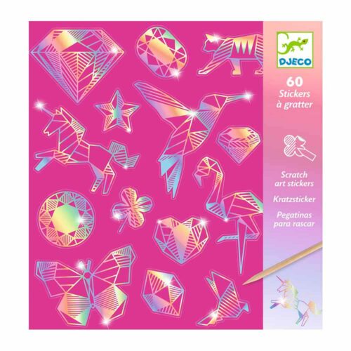 DJECO Scratch Stickers Diamond (DJ09736)