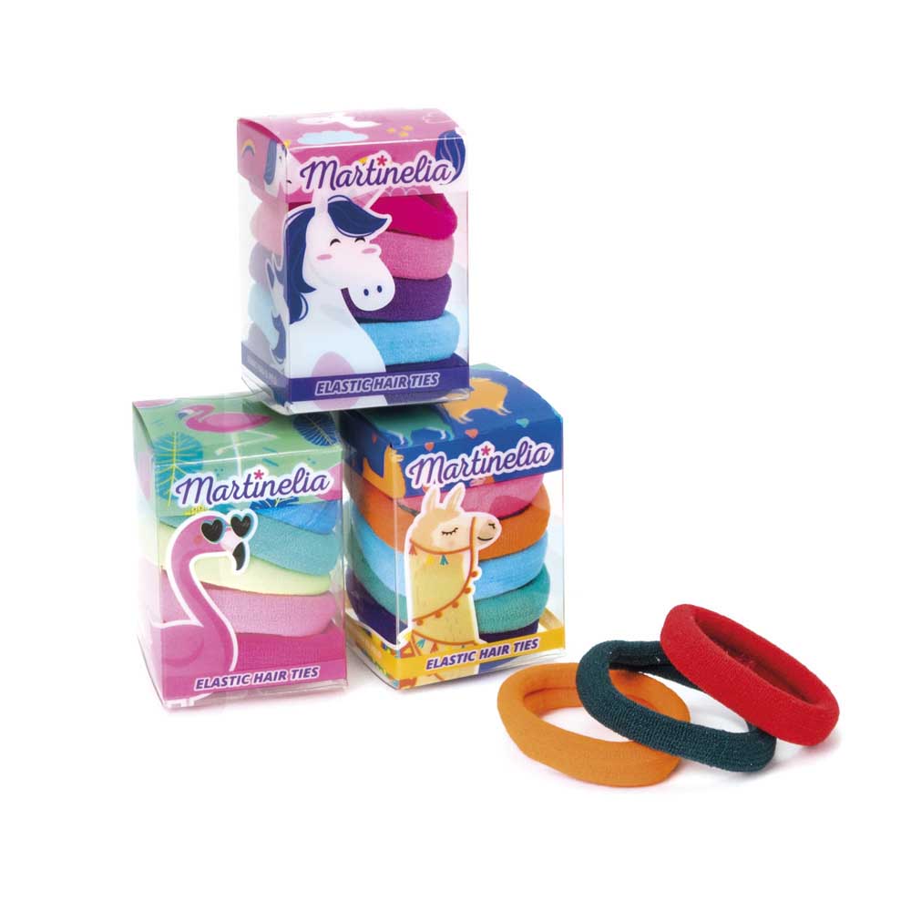 Резинки для волосся еластичні MARTINELIA 5 шт (3011W) Резинки для волосся еластичні MARTINELIA 5 шт (3011W)