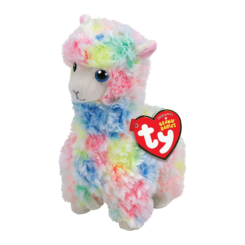 Stuffed toy TY Beanie Babies Colorful llama Lola 15 cm (41217)
